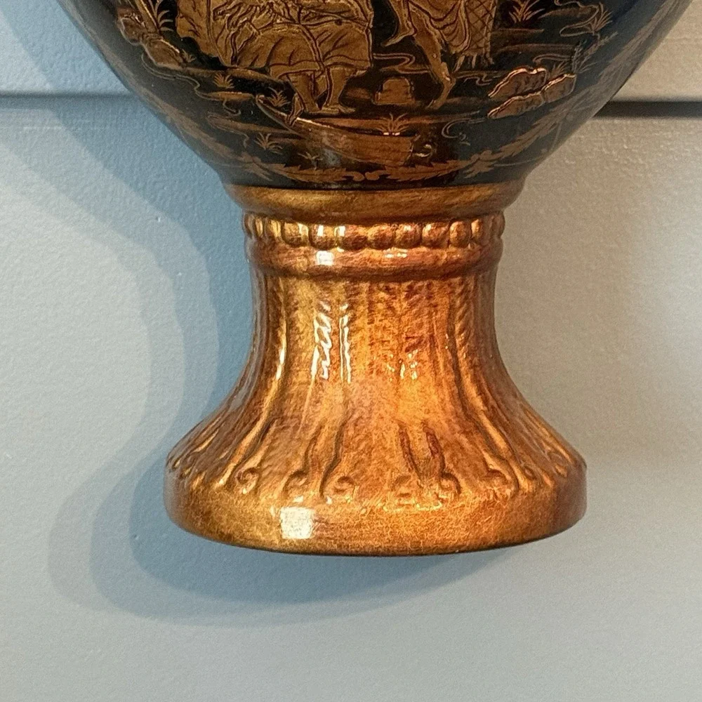 Chinoiserie Wall Vase Ceramic Wall‎ Pocket 11